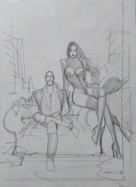 Enrico Marini - Rapaces : tome 1 - Original art