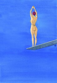 Alain Poncelet - Féminades - Original Illustration
