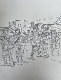 Pierre Legein - Pierre Legein, couverture originale, "WW2 Airborne". - Original Cover