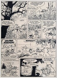 Raymond Macherot - 1959 - Chlorophylle : Le Retour de Chlorophylle - Et les copains, Torpille, que sont-ils devenus ? - - Planche originale