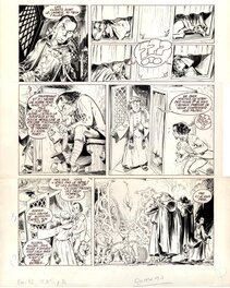 André Chéret - Chéret : Domino tome 5 chapitre 6 planche 2 - Planche originale