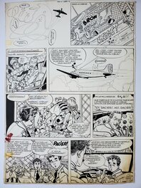 Eddy Paape - MARC DACIER T6 L'ABOMINABLE HOMME DES ANDES - Planche originale