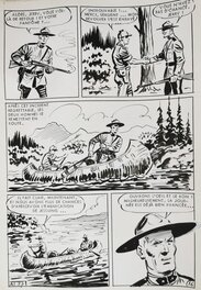 Planche originale - Sam Boyd - Al Jessling le hors-la-loi - planche 16