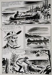 Planche originale - Sam Boyd - Al Jessling le hors-la-loi - planche 18