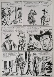 Planche originale - Sam Boyd - Al Jessling le hors-la-loi - planche 22