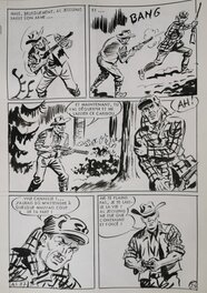 Planche originale - Sam Boyd - Al Jessling le hors-la-loi - planche 24