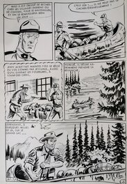 Planche originale - Sam Boyd - Al Jessling le hors-la-loi - planche 3