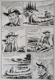 Planche originale - Sam Boyd - Al Jessling le hors-la-loi - planche 4