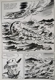 Planche originale - Sam Boyd - Al Jessling le hors-la-loi - planche 5