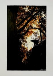 Christophe Chabouté - Ours... - Illustration originale