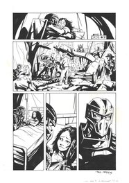 Civil War II: Choosing Sides #1 page 10 Original Art Night Thrasher