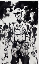 Ivan Stojkovic - Ivan Sitojkovic, illustration originale, "Fantassin Britannique". - Illustration originale