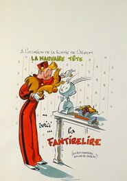 Al Severin - Spirou la Fantirelire - Illustration originale