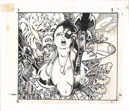Tom Sutton - Tom Sutton aka deMentia - Weird Sex #1 Cover Original Art - Couverture originale