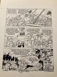 Claude Marin - Frere boudin planche de fin - Planche originale