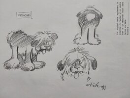 Jean Roba - Boule et Bill : Peluche - Illustration originale