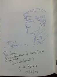 Francis Bergèse - Bergèse Francis Buck Danny Dessin original Dédicace Tuckson, TT BD Must 300 Ex Sérigraphie Planche N°/Signés Bien Complet 1994 - Sketch