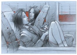 Enki Bilal - La couleur de l'air - Planche originale