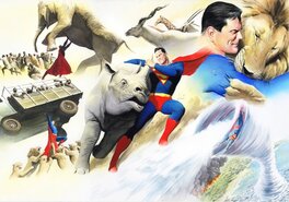 Superman, Peace on Earth double page