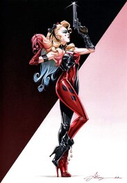 Anthony Jean - Anthony Jean Harley Quinn - Original Illustration