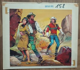 Pino Joaquin - Buffalo Bill - Illustration originale