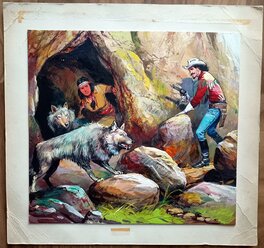 Joaquin Pino - Buffalo Bill - Illustration originale