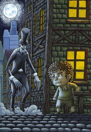 Rudy Lespinet - Illustration originale "Le dévoreur d'orphelin" - Illustration originale