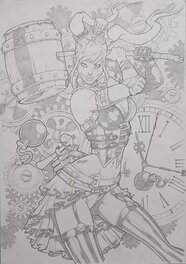 Vinz El Tabanas - Harley Queen - Illustration originale
