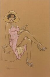 Patrick Hitte - Pin-Up - Planche originale