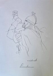 Juan Luís Landa - Chroniques de Roncevaux - Original Illustration