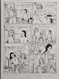 Planche originale - La traque