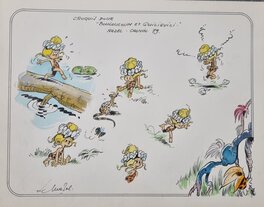 Mazel - Boulouloum et Guiliguili - Illustration originale