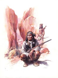 Mike Codd - Mike Codd | 1996 | Native Americans Apaches - Original Illustration