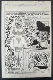 David Wenzel - David Wenzel Planche Originale Super Spider-Man & Captain Britain #250 SPLASH PAGE 1977 28X43 CM - Comic Strip