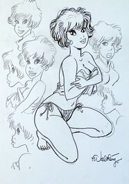 François Walthéry - 7 Natacha - Illustration originale