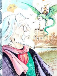 Florence Magnin - PAYS ROUX   couleur directe - Illustration originale