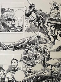 Alarico Gattia - Pedro de Valdivia, planche parue dans le tome 7 de La Découverte du monde en bandes dessinées (Larousse) - Comic Strip