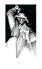 Jakub Wędrowycz - illustration pour "Tu prendras la poule noire" / "Weźmisz czarno kure"