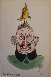 René Pellos - Dekonfiture, le Kaiser - Original Illustration