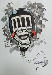 Barry Kitson - Judge Death, convention sketch - Illustration originale