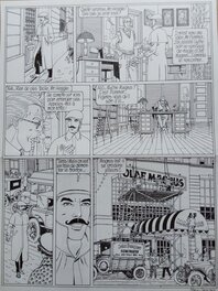 Francis Carin - Victor Sackville : Le magicien de Brooklyn - Planche originale