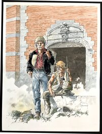 Jeremiah et Kurdy -  Original grand format pour une affiche