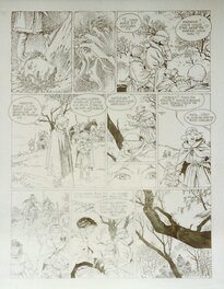 Hermann - Les tours de Bois Maury - Planche originale