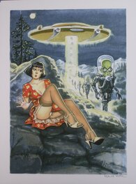 La Pin-up et les Extra terrestres La Pin-up et les Extra terrestres