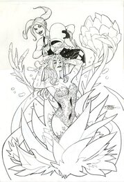 Terry Dodson - Terry Dodson Poison Ivy # 17 cover - Original Cover