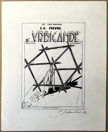 François Schuiten - La fièvre d'Urbicande Projet de Couverture - Planche originale