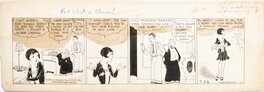 Chic Young - Dumb Dora 7/28/28 by Chic Young - Planche originale