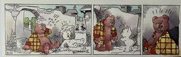 Dick Matena - Tom Poes en de Chinese Waaier - originele strook - Planche originale