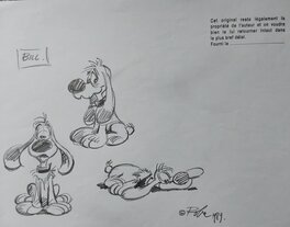 Jean Roba - Boule et Bill : Bill - Illustration originale
