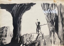 Karel Thole - Peaux-Rouges - Original Illustration